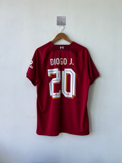 (XL) Liverpool 2022-23 Home Shirt Diogo Jota #20