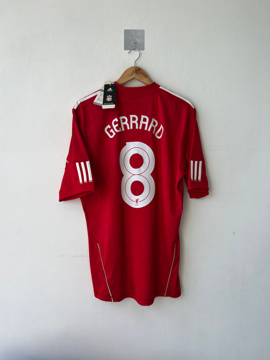 (L) Liverpool 2010-12 Home Shirt Gerrard #8 (NEW)