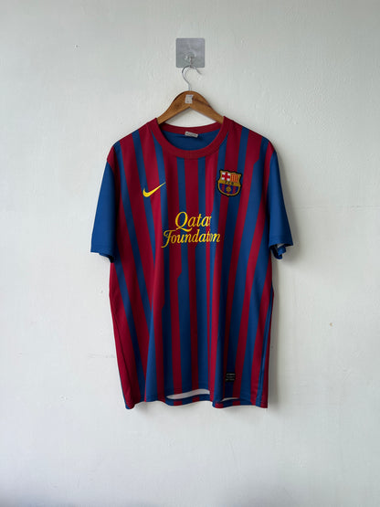 (L) Barcelona 2011-12 Home Basic Version Shirt Fabregas #4