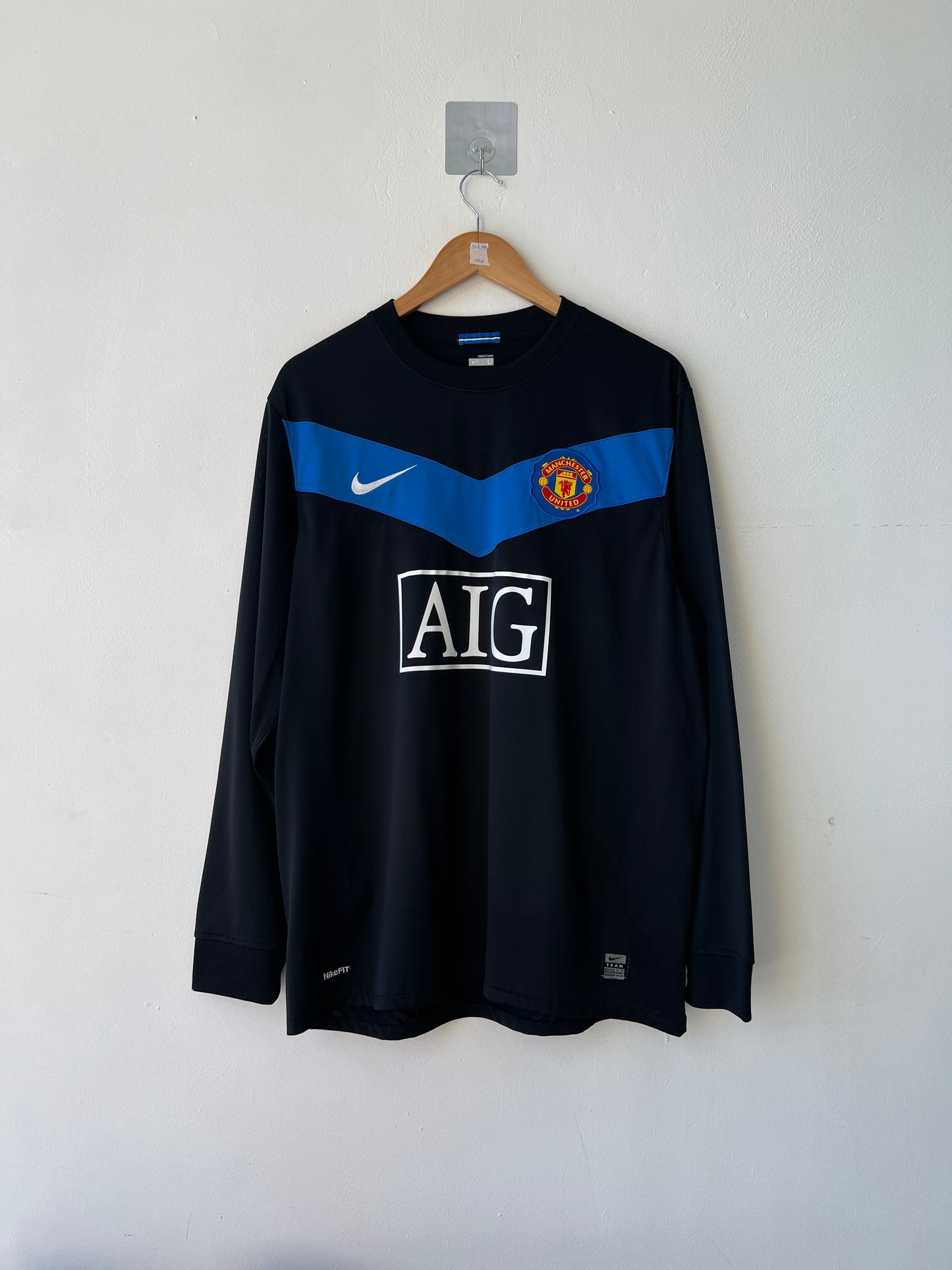 (L) Manchester United 2009-10 Away Long Sleeve Shirt J. S. Park #13