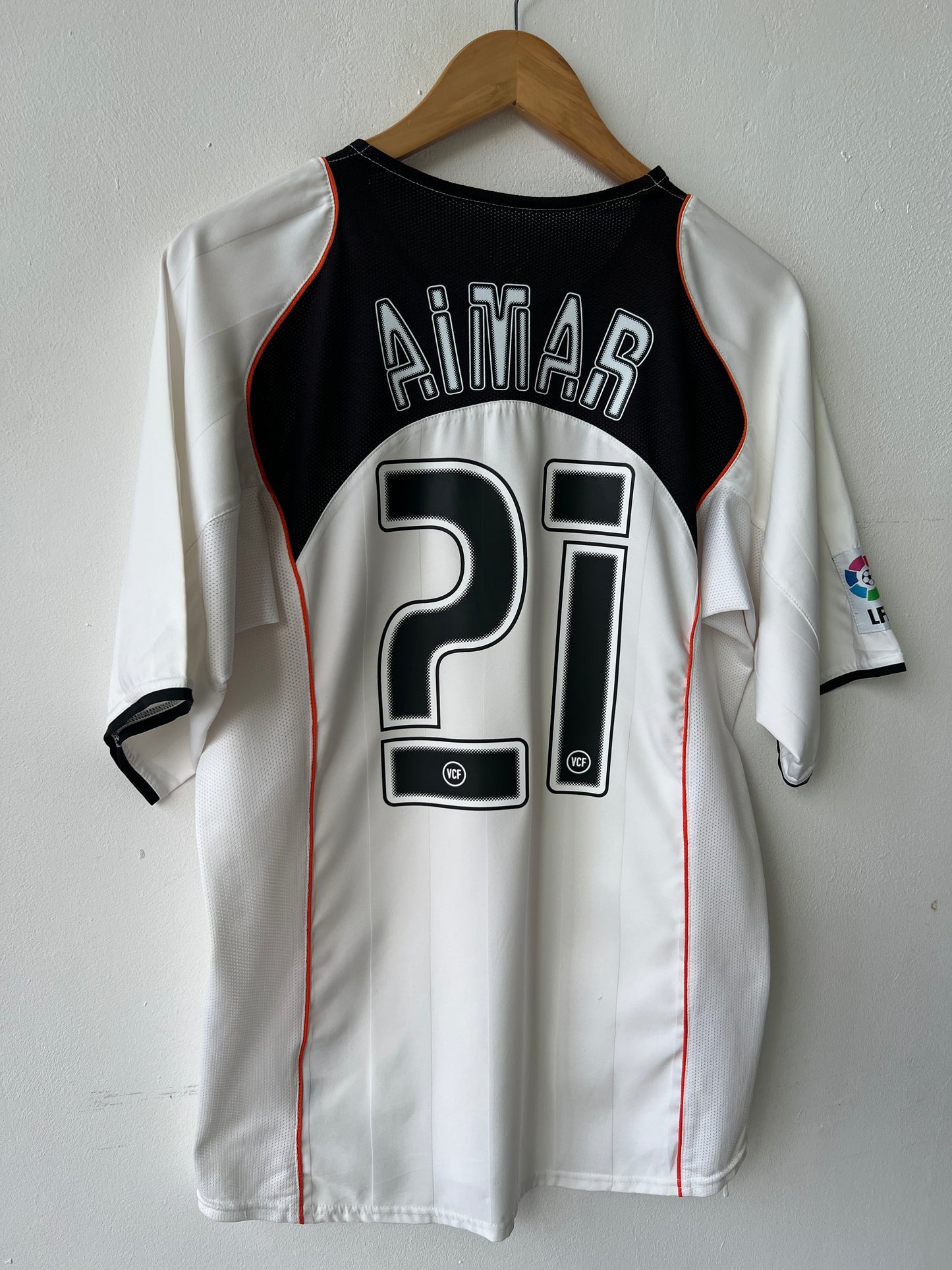 (M) Valencia 2004-05 Home Shirt Aimar #21