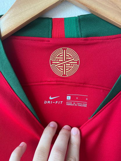 (L) Portugal 2018-19 Home Shirt Ronaldo #7 (NEW)