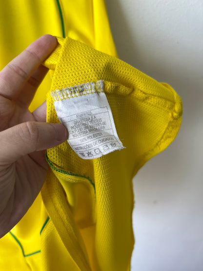 (S) Brazil 2004-06 Home Shirt Ronaldo #9