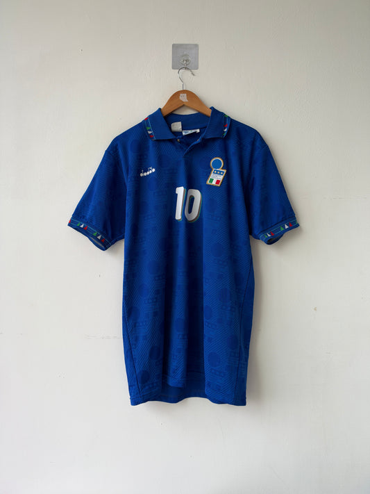 (L) Italy 1994 Home Shirt R. Baggio #10