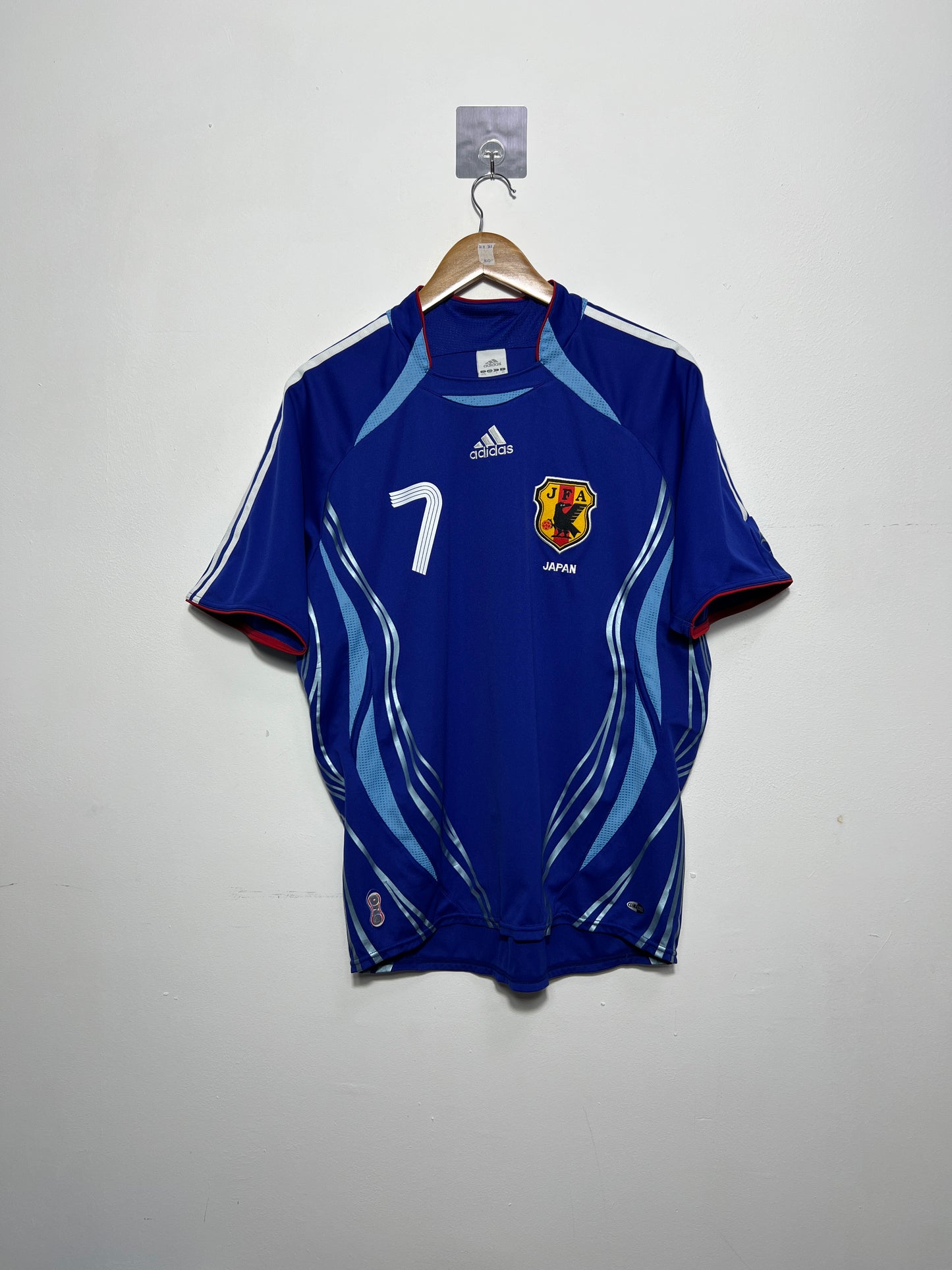 (M fits L) Japan 2006-08 Home Shirt Nakata #7