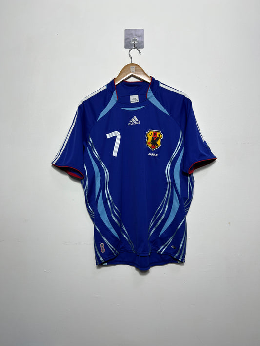 (M fits L) Japan 2006-08 Home Shirt Nakata #7