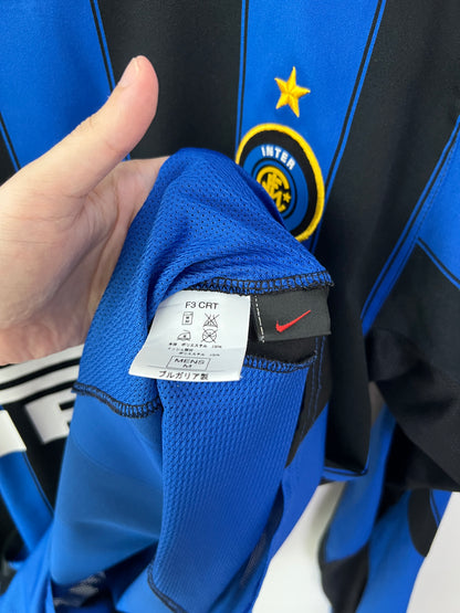 (M) Inter Milan 2003-04 Home Long Sleeve Shirt F. Cannavaro #17