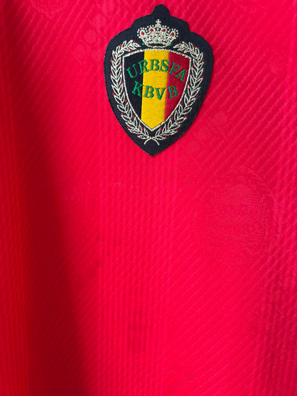(L) Belgium 1994-96 Home Long Sleeve Shirt