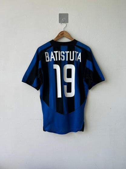 (M) Inter Milan 2003-04 Home Shirt Batistuta #19