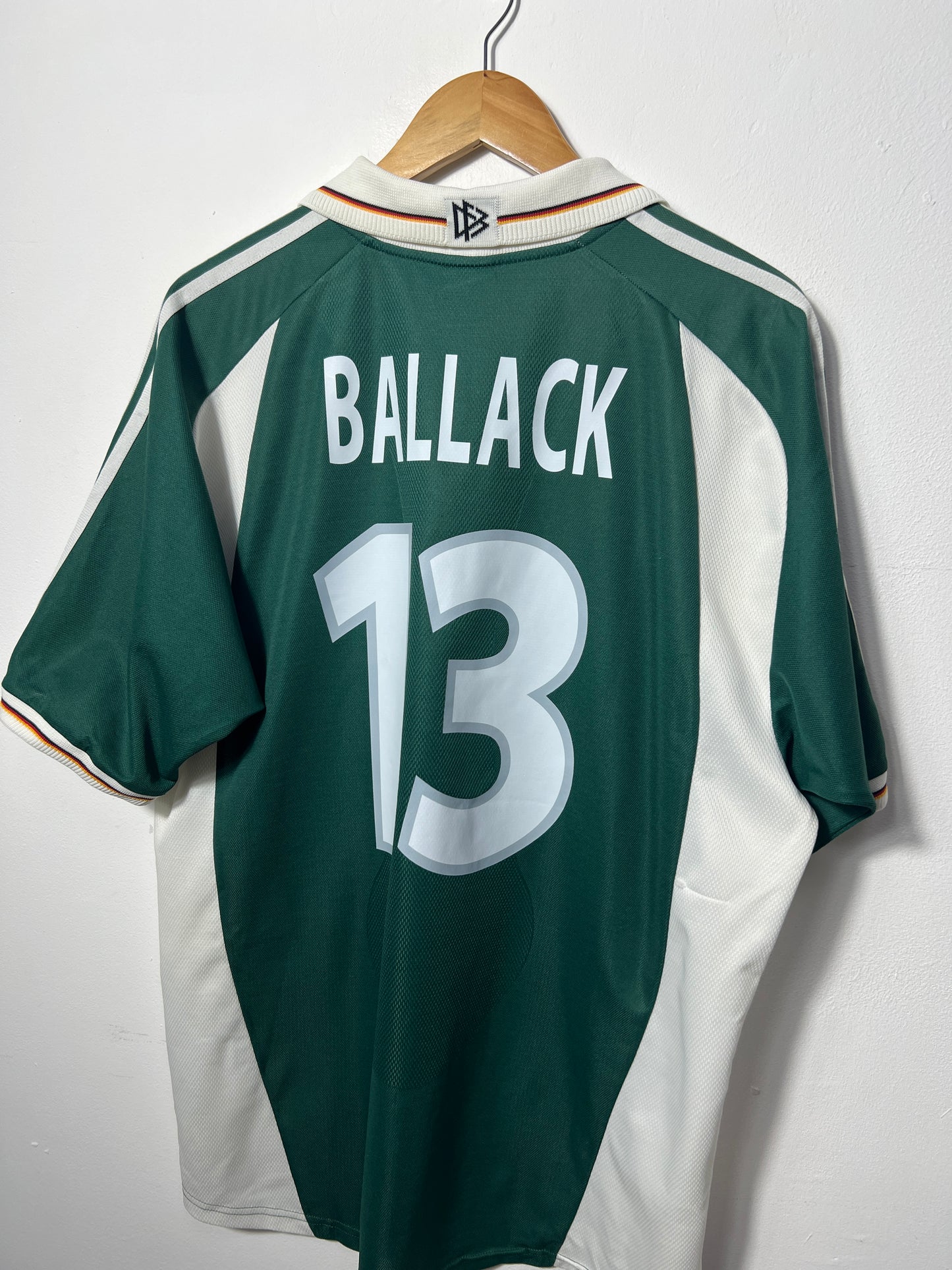 (L) Germany 2000-02 Away Shirt Ballack #13