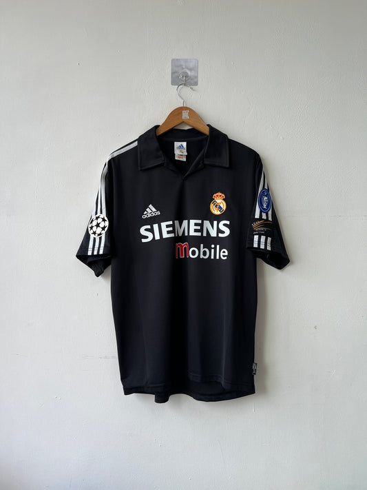 (M fits L) Real Madrid 2002-03 CL Away Shirt Ronaldo #11