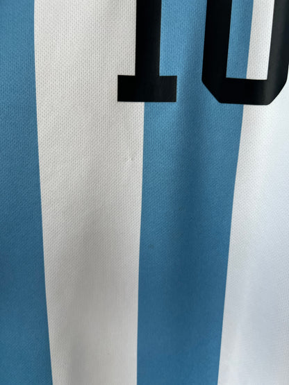 (L) Argentina 2022-23 Home Shirt Messi #10