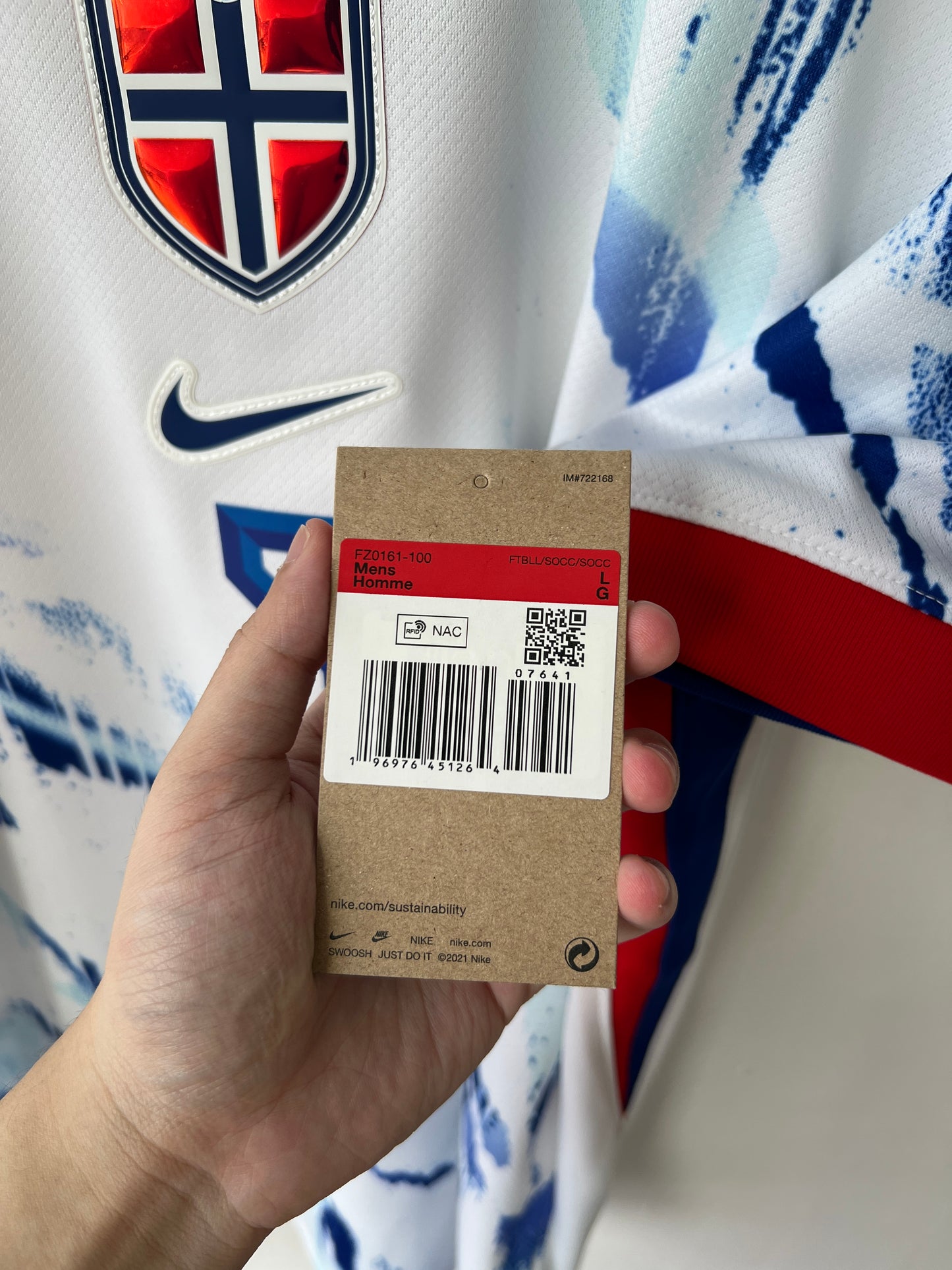(L) Norway 2024-25 Away Shirt Haaland #9 (NEW)