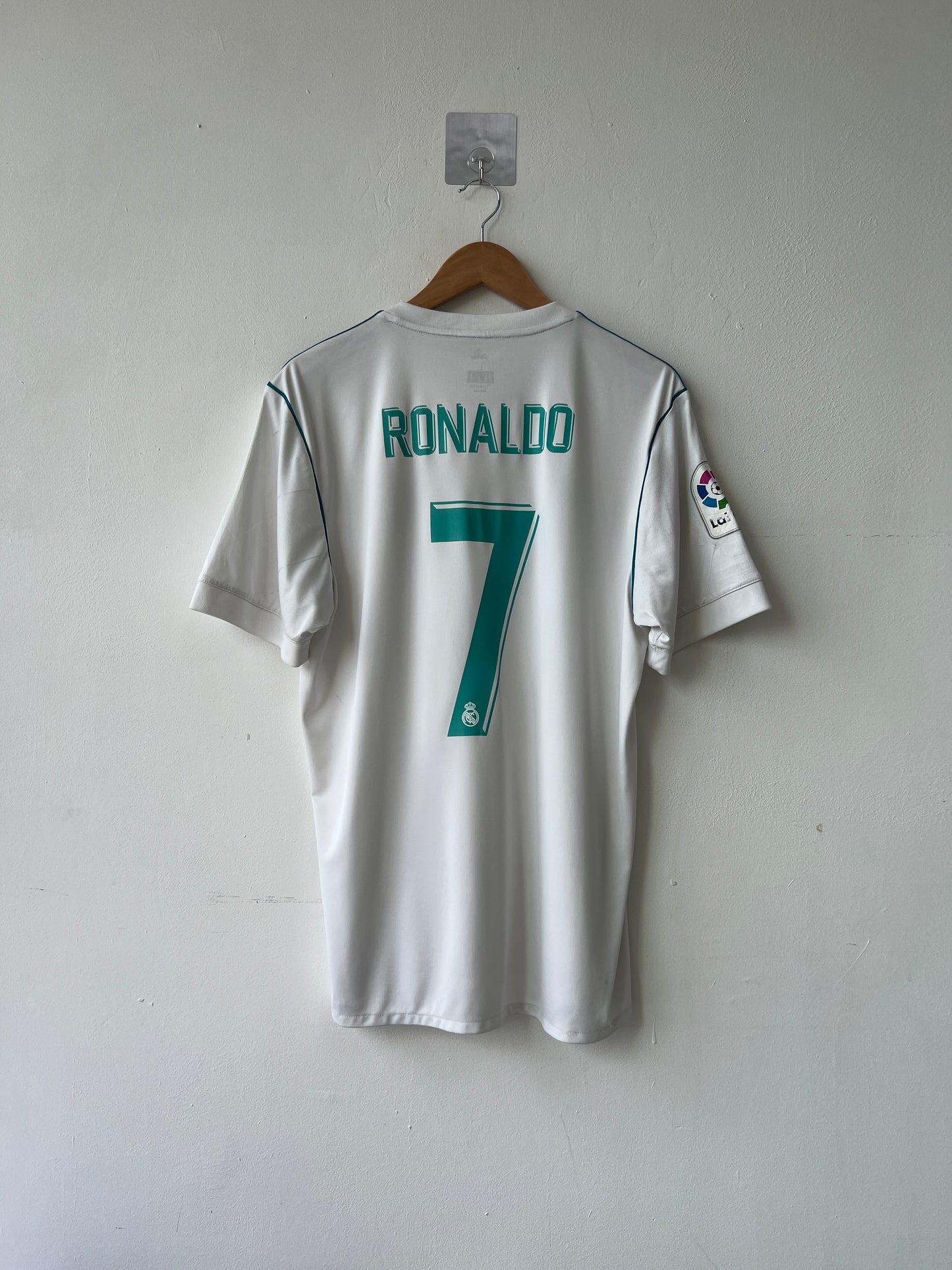 (L) Real Madrid 2017-18 Home Shirt Ronaldo #7