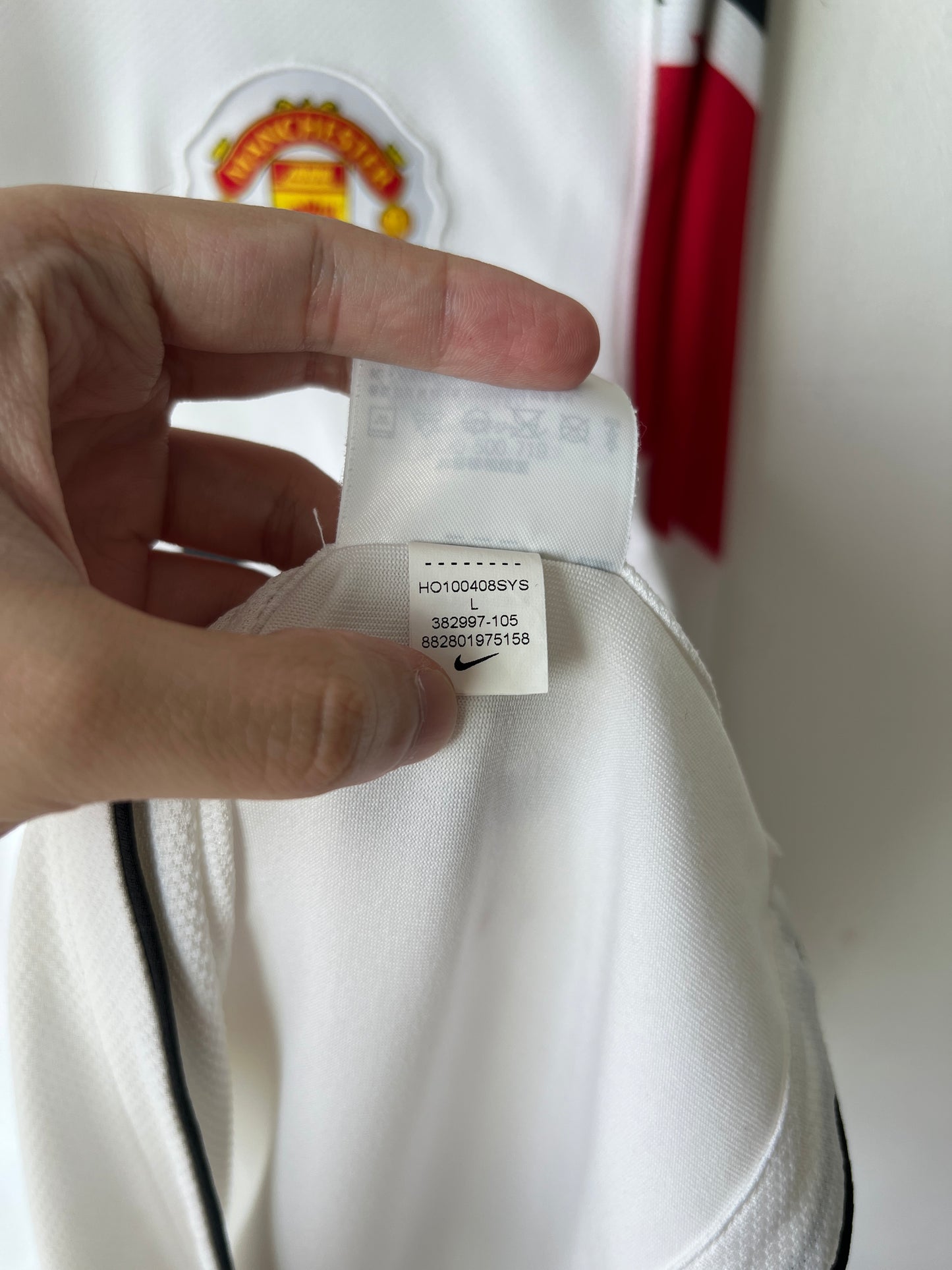 (L) Manchester United 2010-12 Away Long Sleeve Shirt Rooney #10