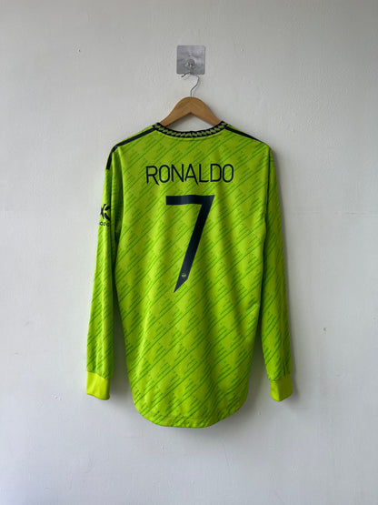 (M) Manchester United 2022-23 Third Long Sleeve Player Version Shirt Ronaldo #7