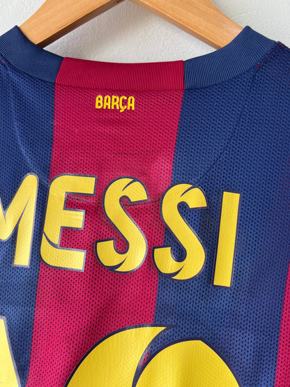 (L) Barcelona 2014-15 Home Player Version Shirt Messi #10