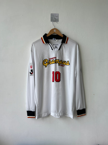(L/XL) Nagoya Grampus 1998-99 Away Long Sleeve Shirt Stojkovic #10