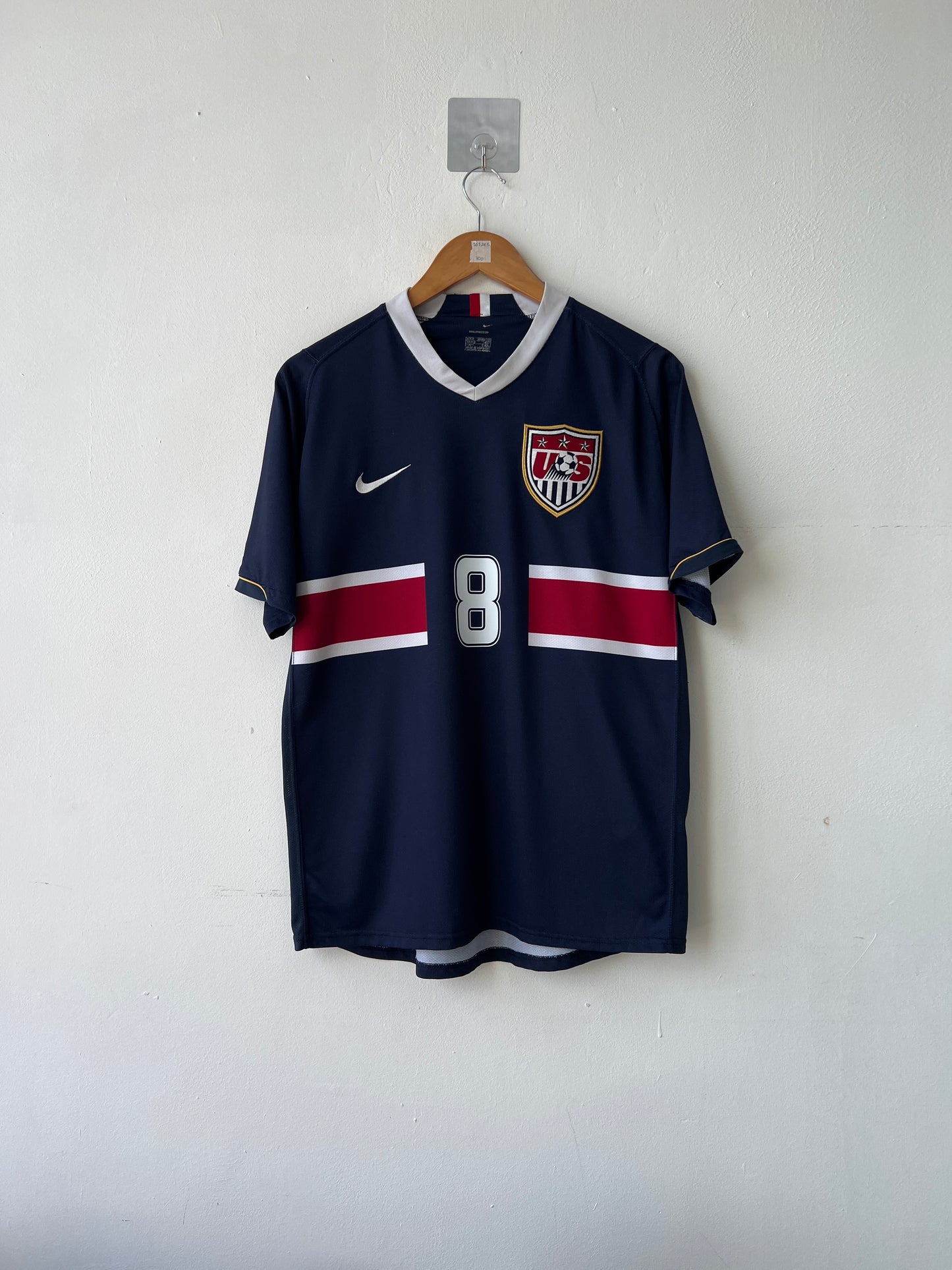 (M) USA 2006-07 Away Shirt Dempsey #8 (USMNT)