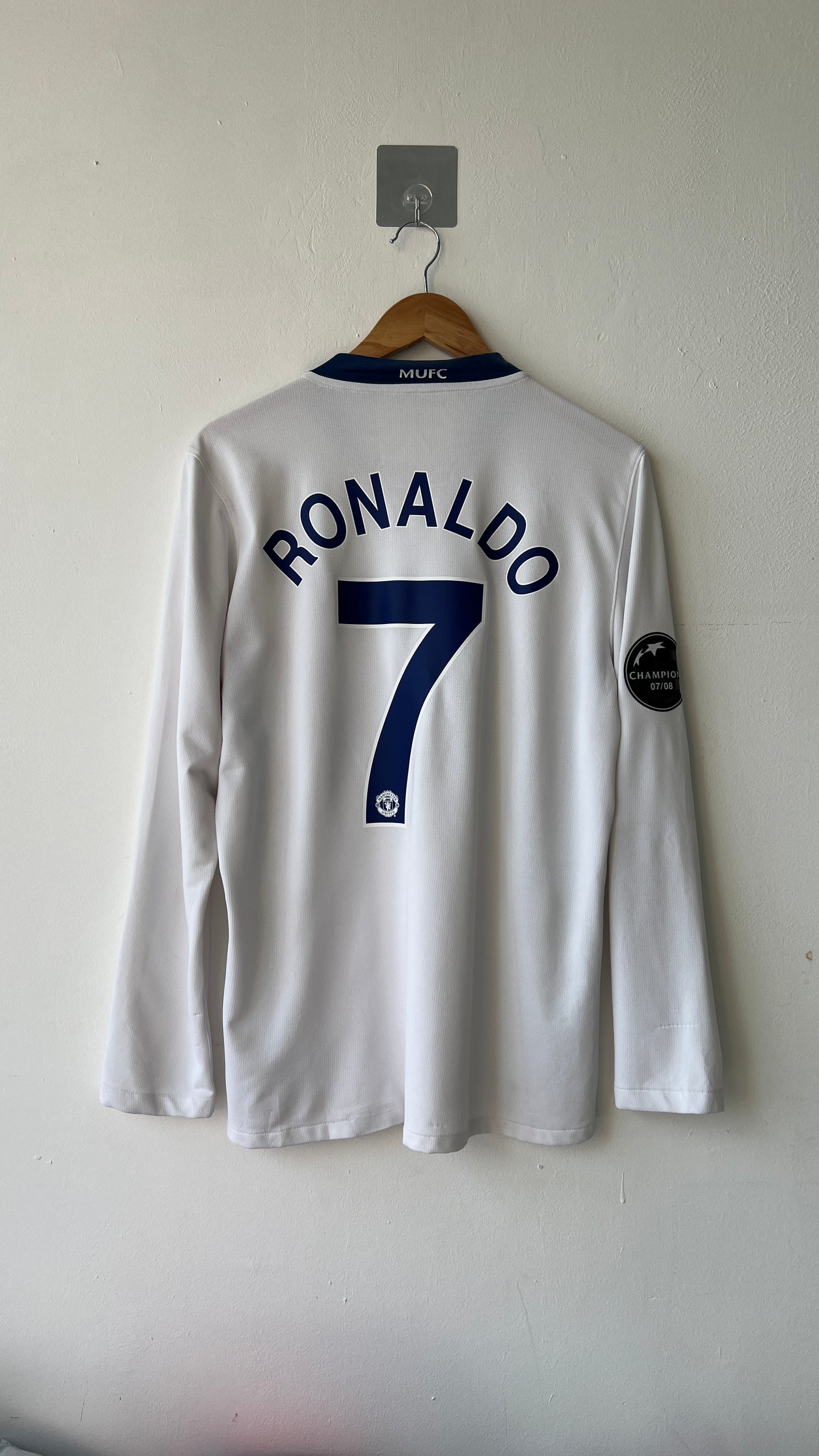 Manchester United 2008-10 Away LS Shirt Ronaldo #7 (M)