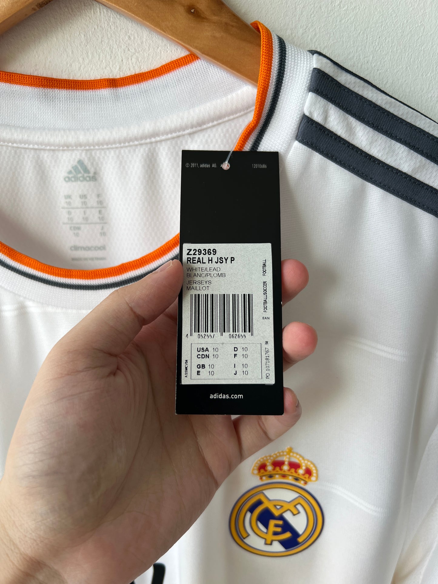 (XL/Size 10) Real Madrid 2013-14 Home Player Issue Ronaldo #7 (NEW)