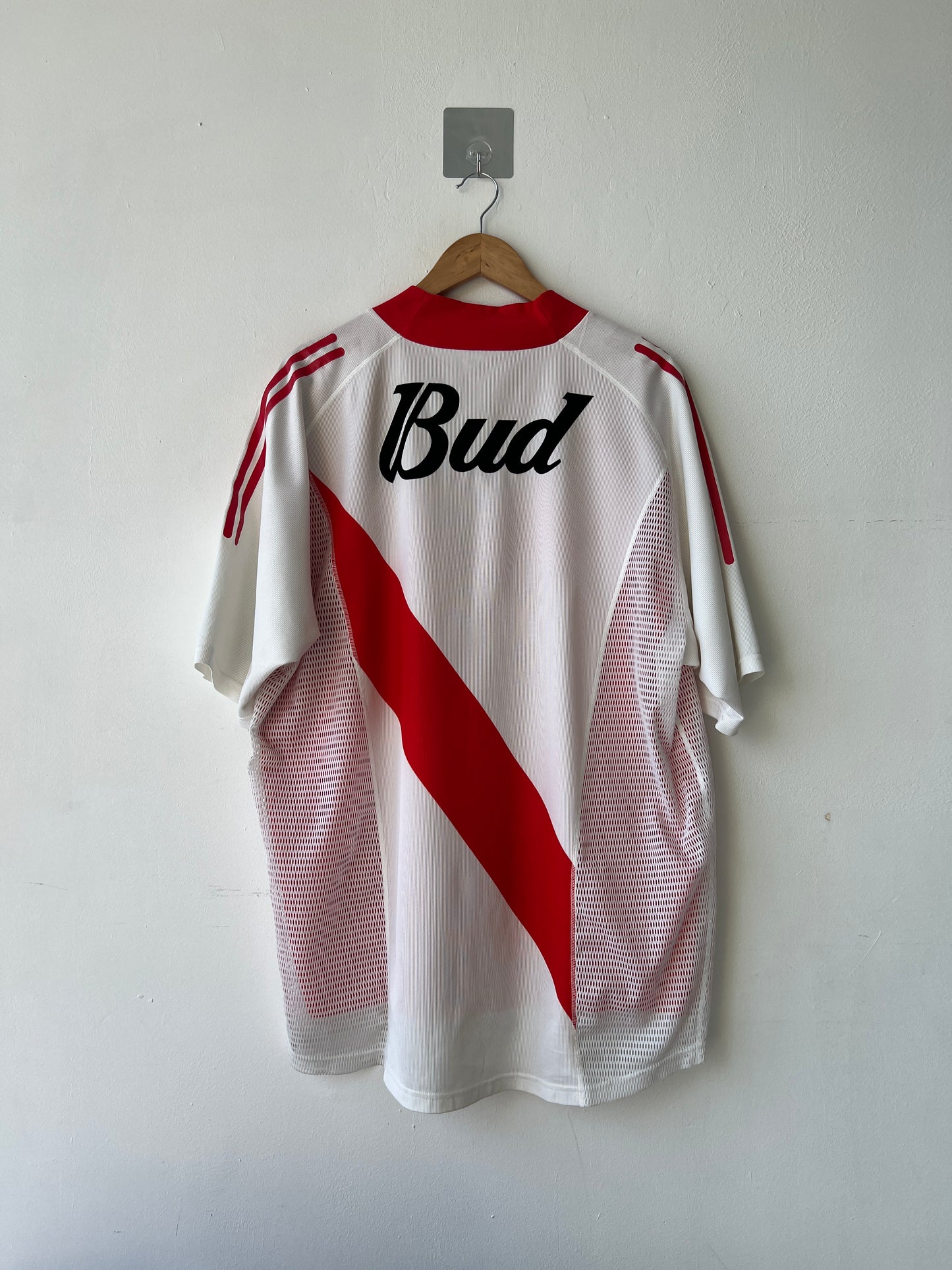 (XL) River Plate 2002-04 Home Player Version Shirt