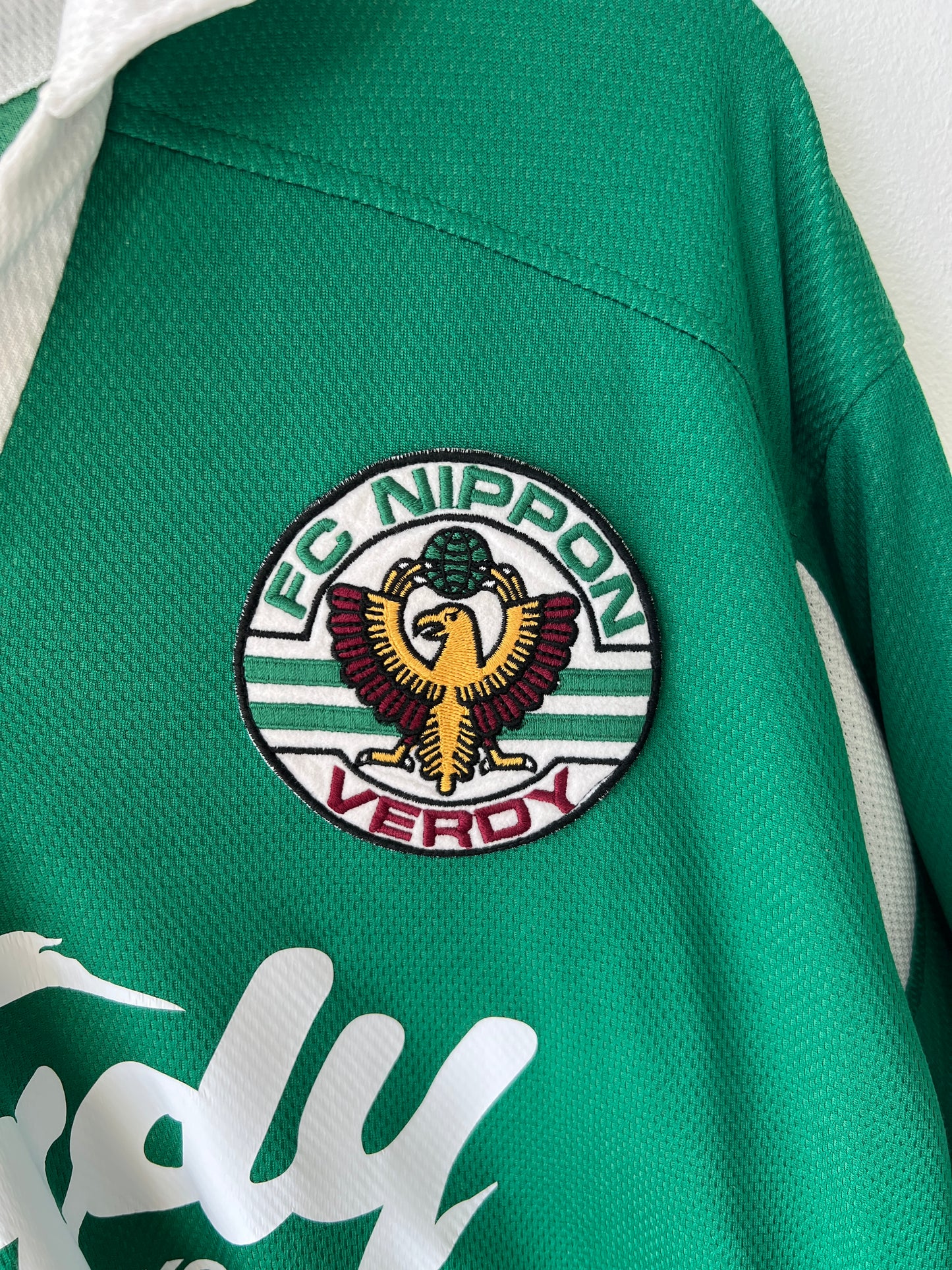(L) Verdy Kawasaki 1999-00 Home Long Sleeve Shirt #15 (Possibly Youth Team)