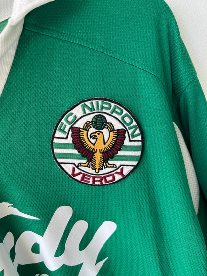 (L) Verdy Kawasaki 1999-00 Home Long Sleeve Shirt #15 (Possibly Youth Team)