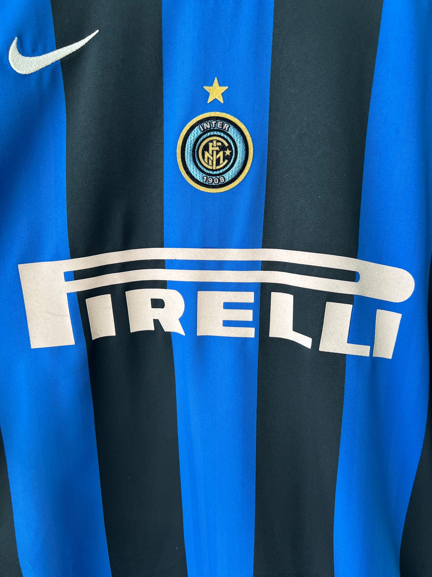 (L) Inter Milan 2005-06 Home Shirt J. Zanetti #4