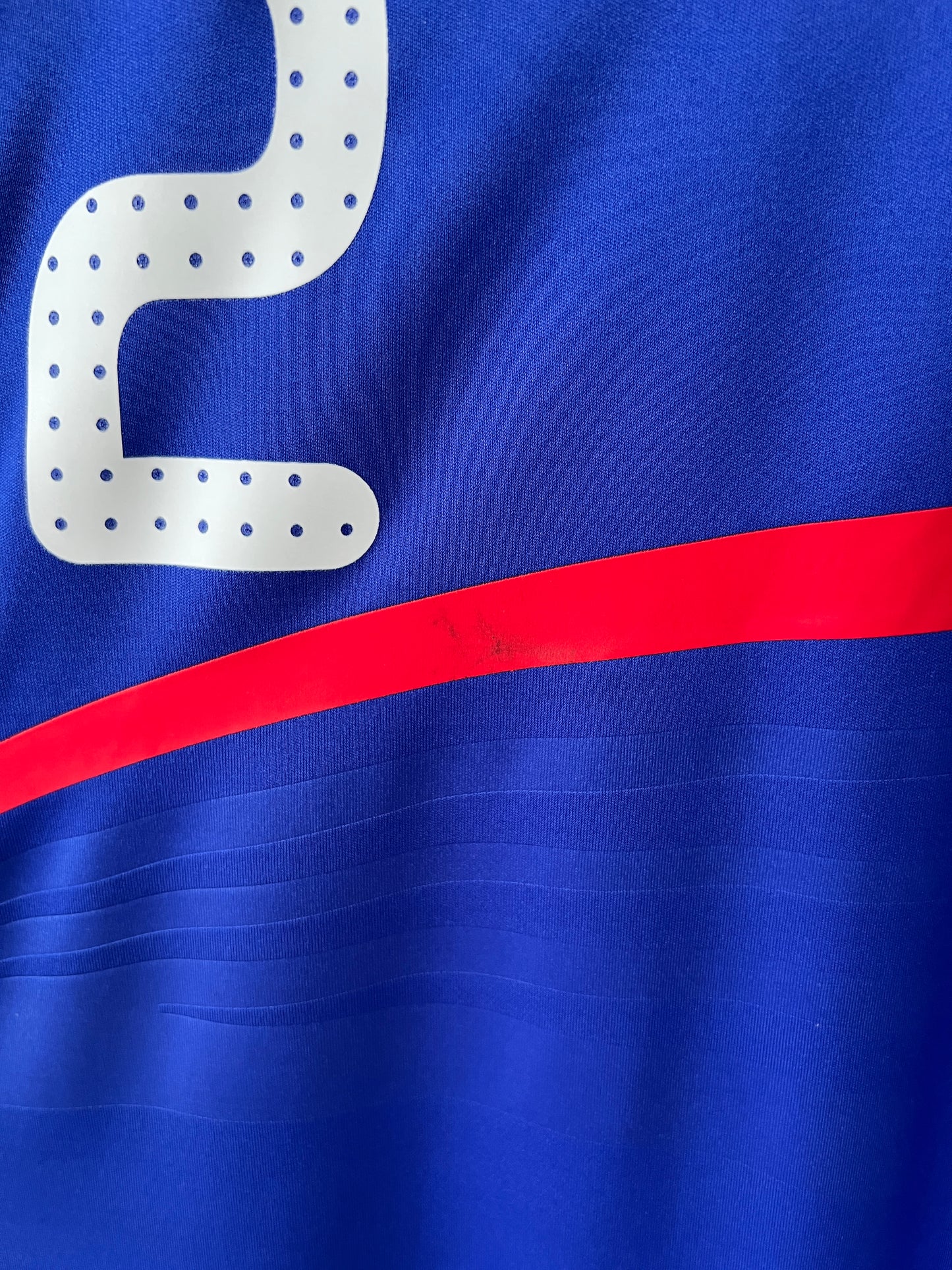 (L) France 2007-08 Home Shirt Henry #12