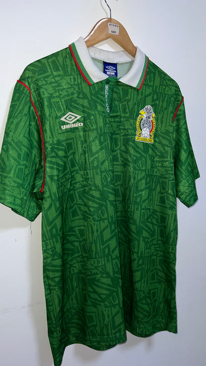 Mexico 1993-95 Home Shirt (L)