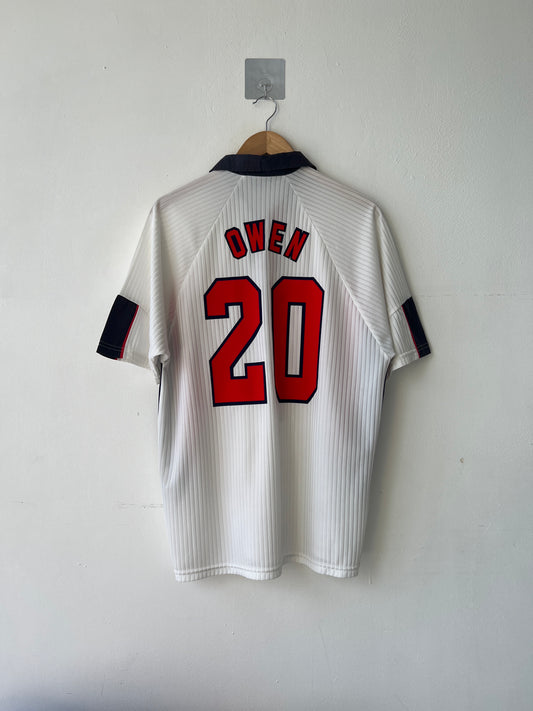 (L) England 1997-99 Home Shirt Owen #20