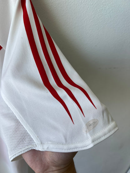 (M fits L) River Plate 2004-05 Home Shirt Salas #11
