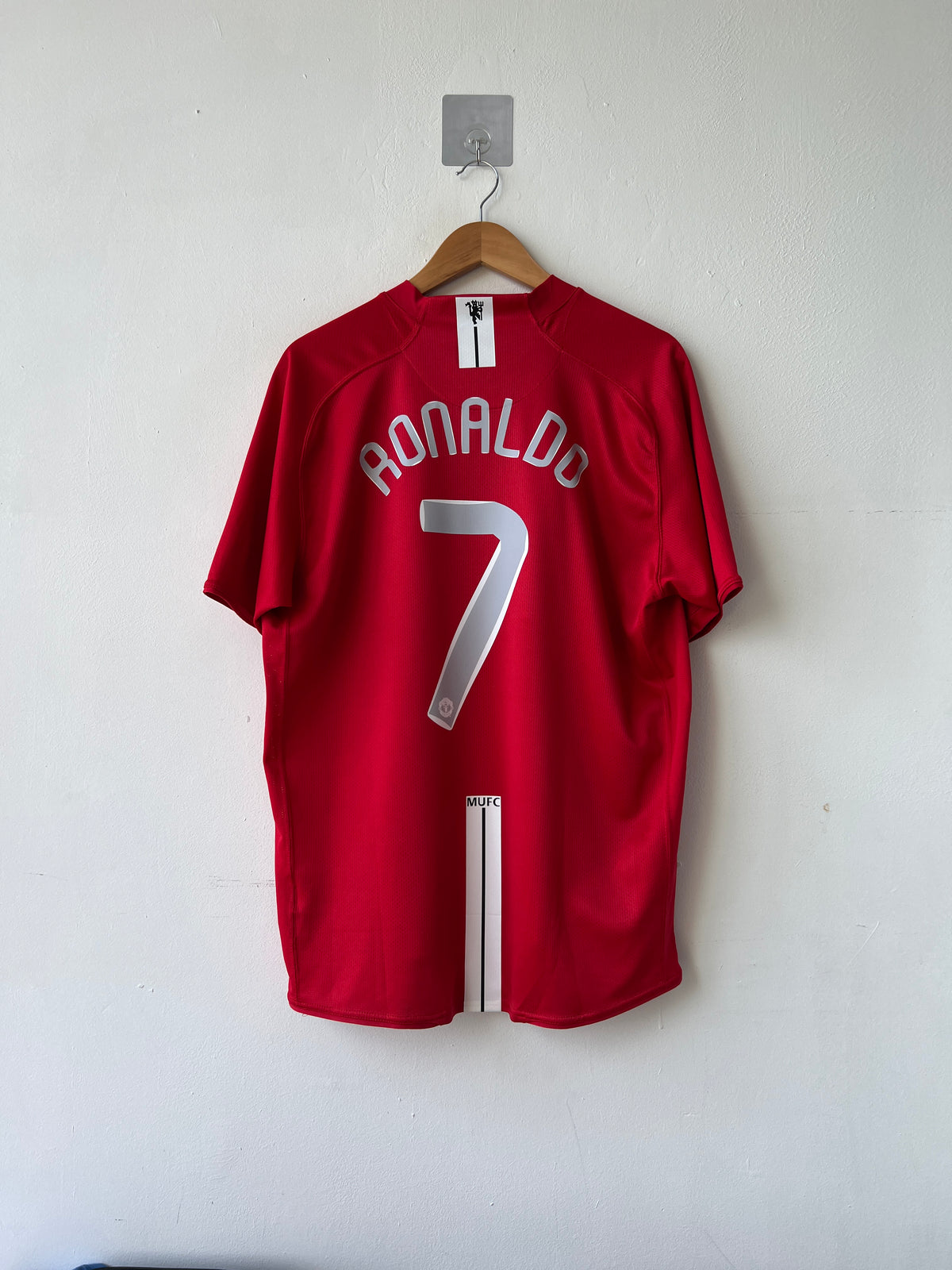 (XL) Manchester United 2007-09 Home Shirt Ronaldo #7
