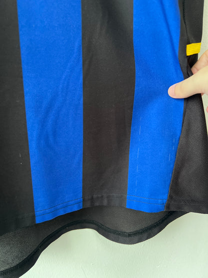 (L fits XL) Inter Milan 2002-03 Home Shirt Batistuta #19