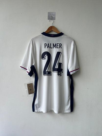 (XL) England 2024-25 Home Shirt Palmer #24 (NEW)