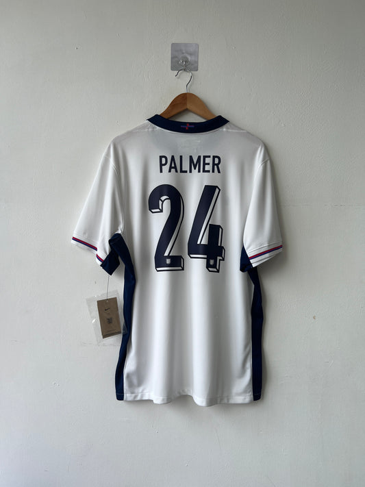 (XL) England 2024-25 Home Shirt Palmer #24 (NEW)