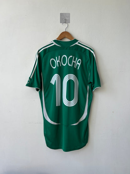 (L) Nigeria 2006-07 Home Shirt Okocha #10