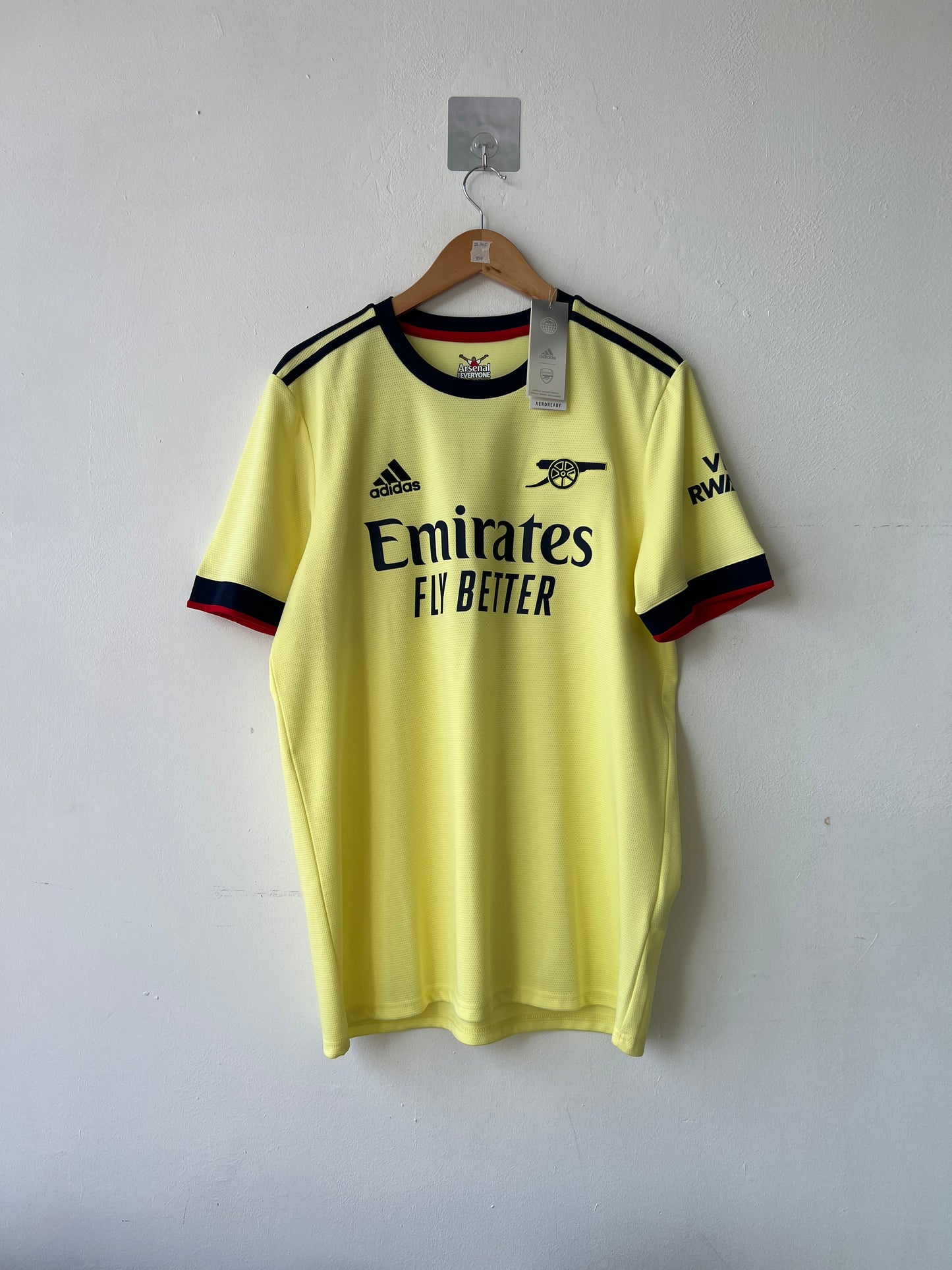 (L) Arsenal 2021-22 Away Shirt Saka #7 (NEW)
