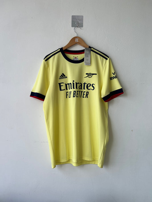 (L) Arsenal 2021-22 Away Shirt Saka #7 (NEW)