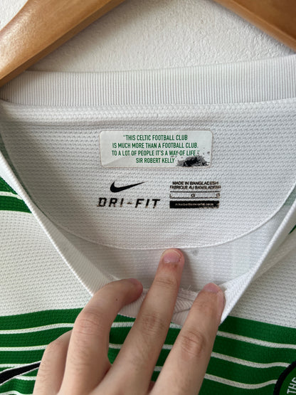(L) Celtic 2013-14 Home Long Sleeve Shirt Virgil #5