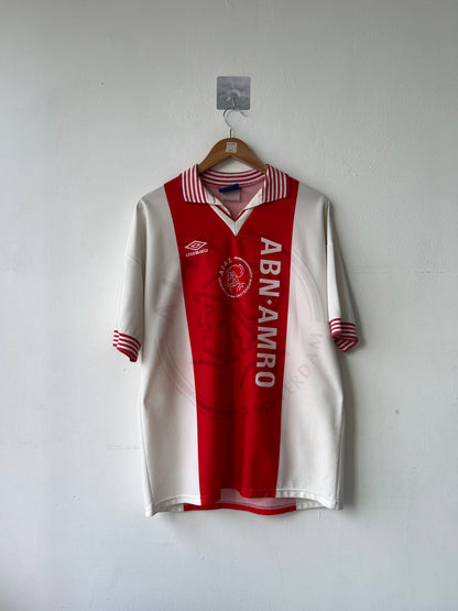 (L) Ajax 1995-96 Home Shirt Litmanen #10
