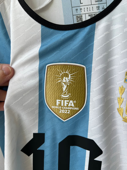(L) Argentina 2022-24 Home Player Version Shirt Messi #10 (NEW)