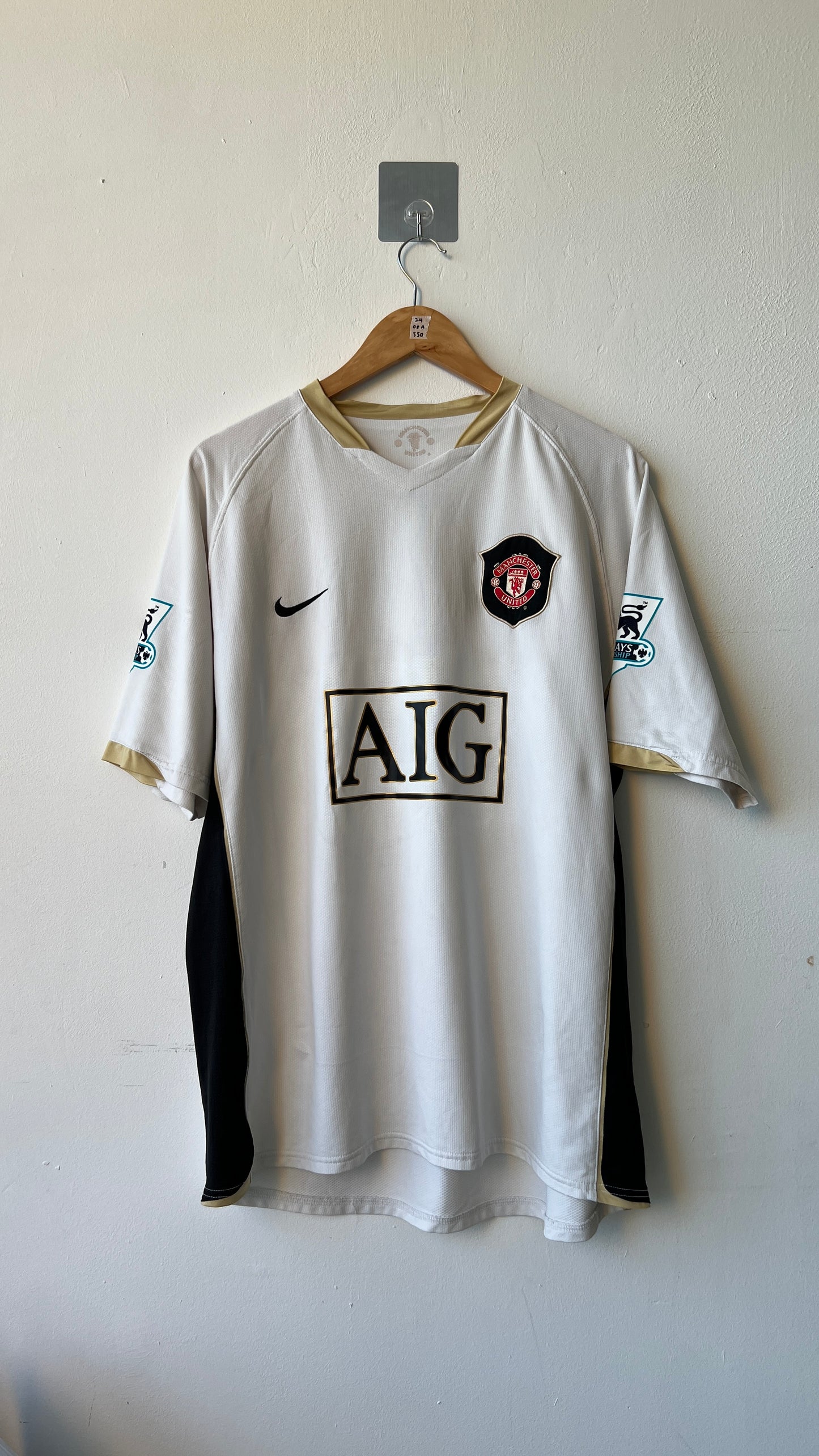 Manchester United 2006-08 Away Shirt Ronaldo #7 (XL)