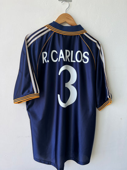 (L) Real Madrid 1998-99 Third Shirt R. Carlos #3