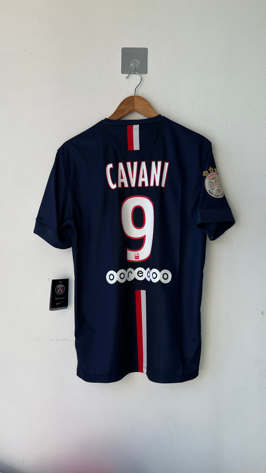 PSG 2014-15 Home Shirt Cavani #9 (Brand New) (M)