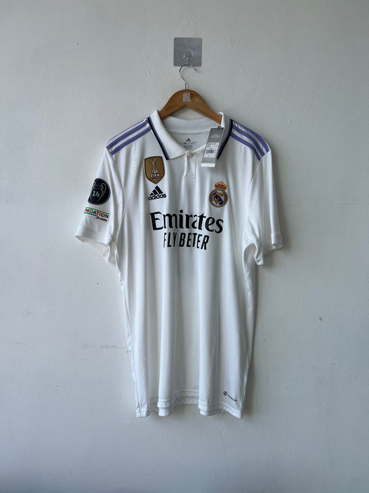 (L) Real Madrid 2022-23 Home Shirt Benzema #9 Ballon d'Or Tribute (NEW)