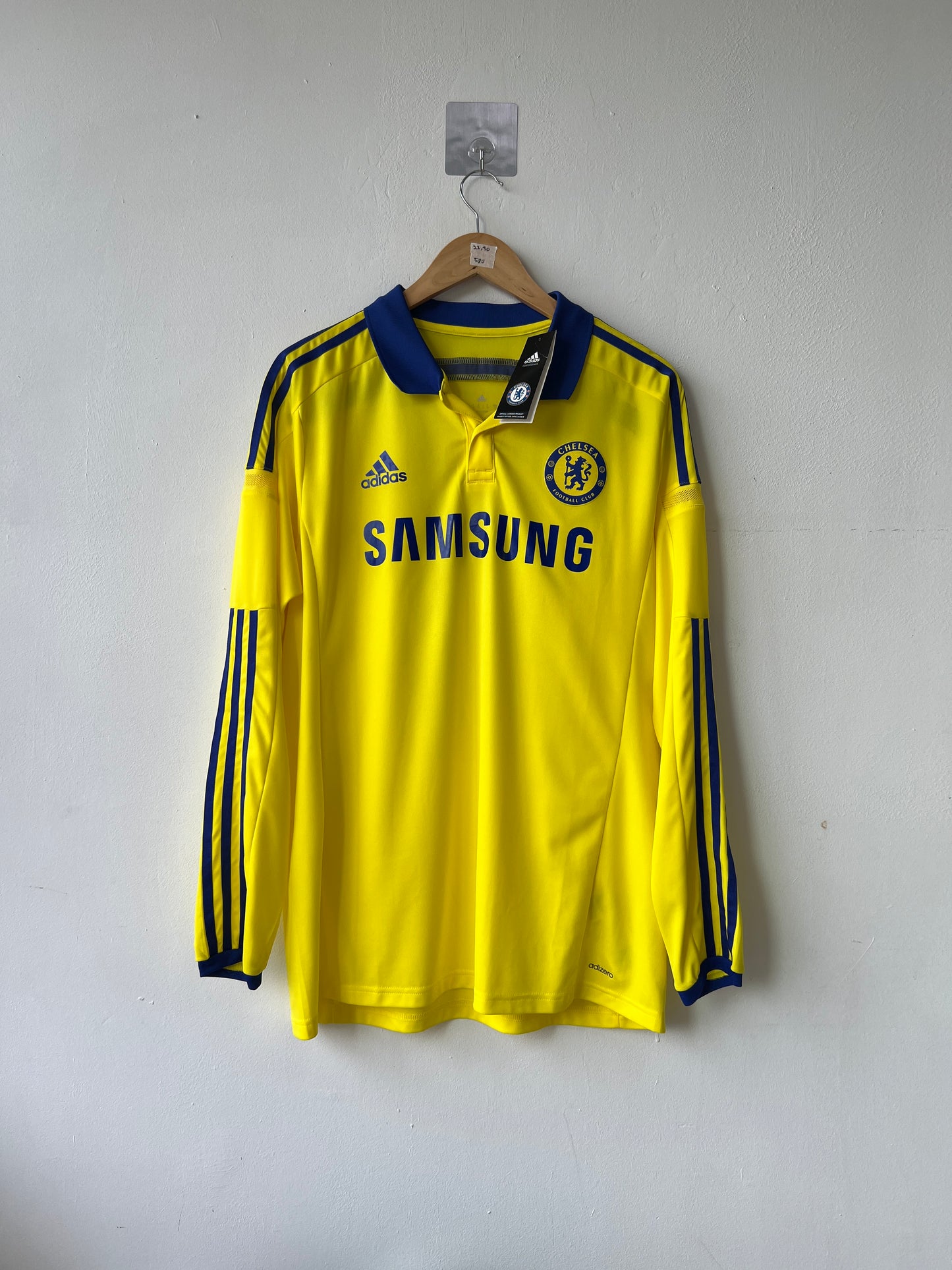 (XL/Size 10) Chelsea 2014-15 Away Long Sleeve Player Version Shirt Drogba #11 (NEW)