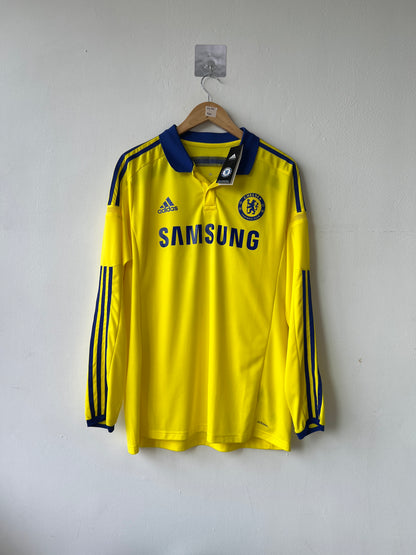(XL/Size 10) Chelsea 2014-15 Away Long Sleeve Player Version Shirt Drogba #11 (NEW)