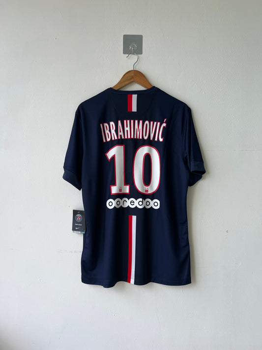 PSG 2014-15 Home Shirt Ibrahimovic #10 (NEW) (L)